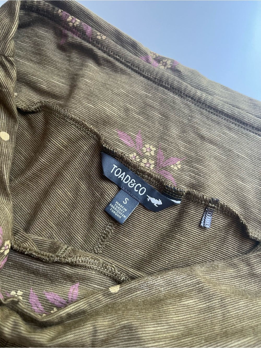 Toad & Co Chaka Wide Leg Pull On Pants Floral Stretch Boho Hippie Small - Picture 7 of 12